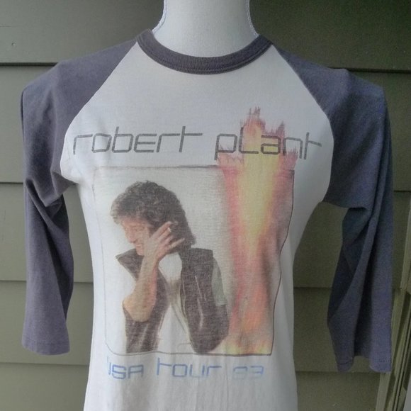 1983 Robert Plant Concert Single Stitch Shirt * Womens Small (37) - Picture 1 of 5